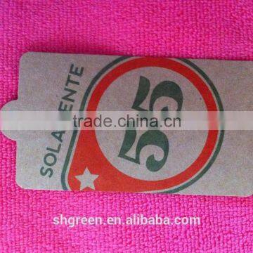 Uncoated surface original printing paper cardboard tag