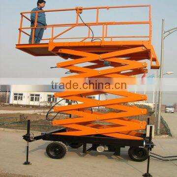 high rise mobile scissor lift table