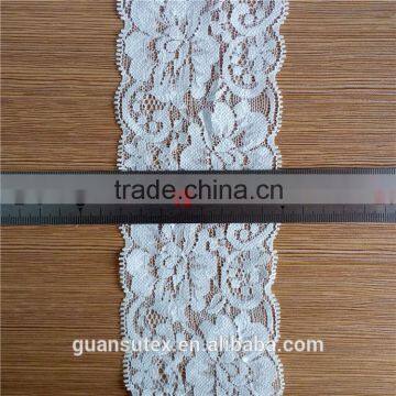 Elegant Stretch Timming White Lace For Lingerie/Table Runner/Wedding Accessories photo-3