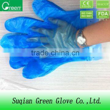 Blue Plastic Hand Glove