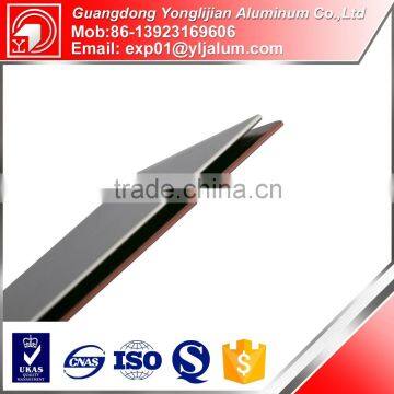 Wow!factory price black sand blasting aluminium profile for furniture