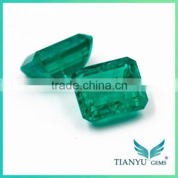 Colombian Emerald Emerald Cut 8*10mm Synthetic Emerald Stone for Emerald Jewelry photo-4