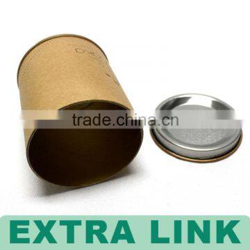 Brown Kraft Paper Easy Open Food Grade Peel off Lid Paper Can photo-2