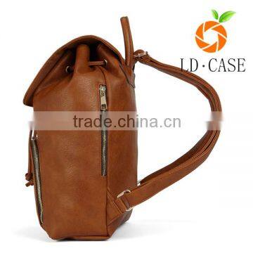 Factory Promotion Custom Big Leather Backpacks for Women photo-4
