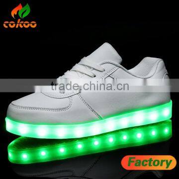 flashing lights shoes Unisex Women Men USB Charging light Flashing Sneakers LED Shoes