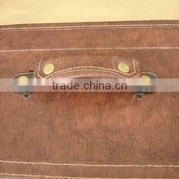 Chinese Factories Wholesale Custom High-grade PU Leather Gift Boxes, Brown Storage Box photo-2