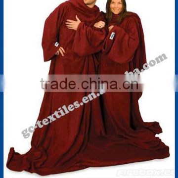 Solid Snuggie blanket with sleeves