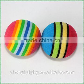 Rainbow foam ball multi color EVA foam ball Christmas foam ball