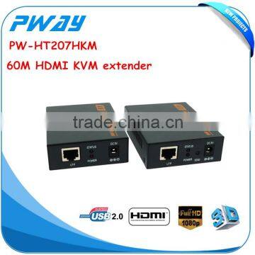 Pinwei PW-HT207HKM 197ft/60m HDMI Extender Over Single-wire CAT5e/6 IR Remote Control Support HDTV 1080P 3D photo-3