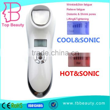 portable Fashionable electronic hot and cold beauty equipment, warm and cool beauty instrument on sale