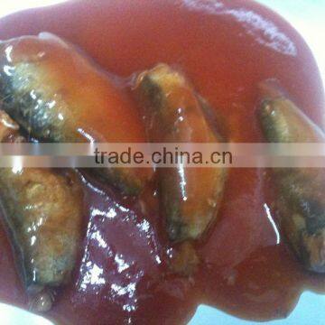 Zhangzhou Canned Fish Sardines in tomato sauce