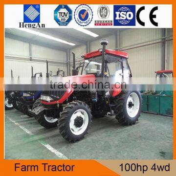 China 100hp four wheel farm tractor hot sales in new zealand