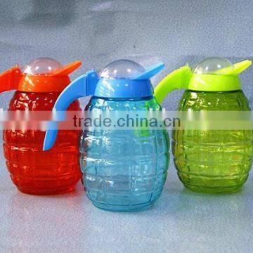 1.7L glass water jug/drinking bottle with spout