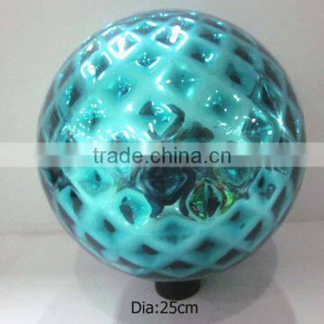 25cm solid blue glass ball, garden ball ,gazing ball