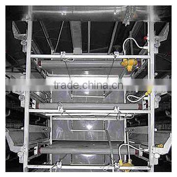 H Frame Belt chicken dung cleaning system