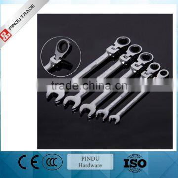 flat panel full polished flexible ratchet wrench