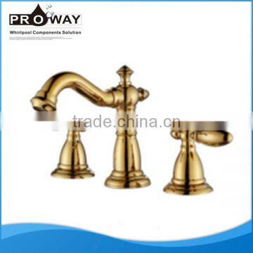 Classic Luxury Bathroom Taps and Mixers Golden Basin Faucet Gold Basin Taps