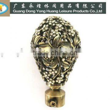 best quality Decorative head for roma curtain pole