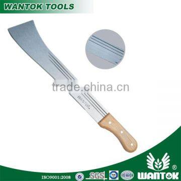 Sugar can machete with wood handle