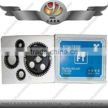 Complete set of gears for small tractor diesel engine