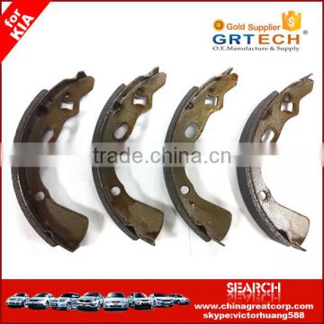 KK150-26-38Z semi-metallic rear brake shoes for pride