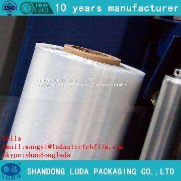 Various Transparent Machine LLDPE Packaging Stretch Wrap Film Roll Production Process photo-2