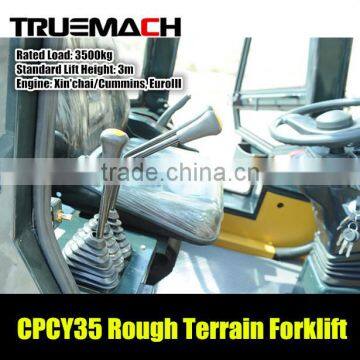 CPCY35 3.5ton 4wd All Rough Terrain Forklift With EuroIII Engine photo-3
