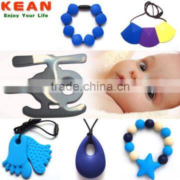 Make From Food Grade Baby Dolls Teether Silicone American Football photo-6