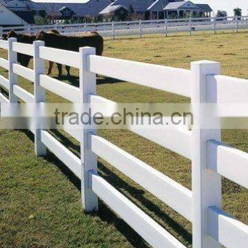 White Tan or Black PVC Horse Fence