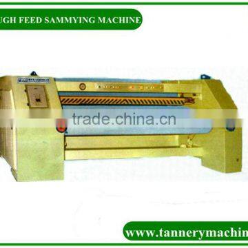 Cow Cattle Buffalo 3 Roller Continues Through Feed Leather Sammying Machine photo-2
