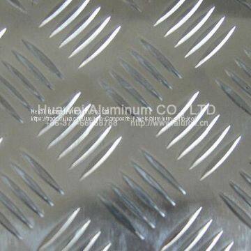 5 bars 1060 aluminum tread plate for truck flooring manufacture