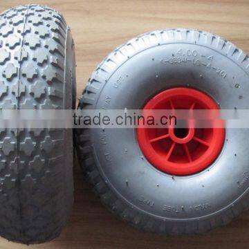 Contemporary Promotional Solid PU Foam Wheel, pu Foam Rubber Wheel 8 Inch Elite-022-2 photo-2