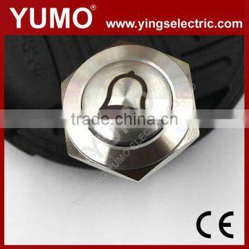 LA19-AJS 19mm 250V Led Momentary Elevator Equipment Pushbutton Switch Metal Push Button Bell Push Button photo-3