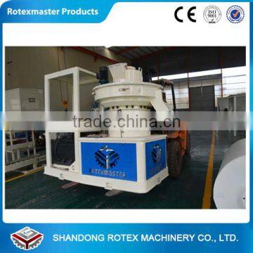 1-1.5T/H Vertical Ring Die Tree Braches Leaf Corn Cob Wood Sawdust Pellet Mill photo-2