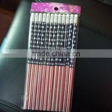 Kids Pencil Set Cute Cartoon Design Filmed Wooden Pencil photo-2