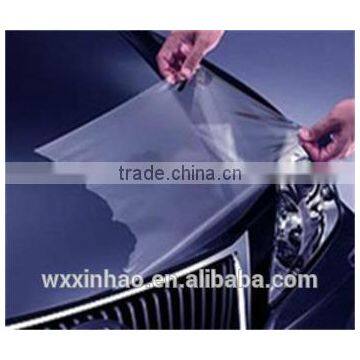 Transparent high glossy paint protection film