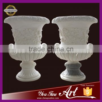 high quality white flower pot for decoration