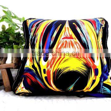 Hot-sale Custom Made Abstract Horse Pattern Letter H Digital Printed Decorative Throw Pillow Case photo-6
