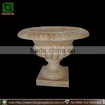 Stone Carving Flowerpot