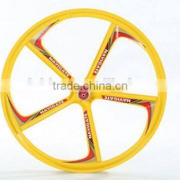 24 Inch Lightest Strongest Magnesium Alloy Bike Wheel /fixed Gear Type Hub Bike Wheel