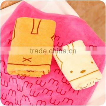 Q085 Fiber hair shower face towel