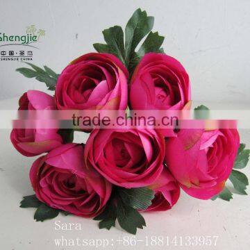 Decorative Seven Heads Flowers , Rose Making for Wedding, Fake Rose Table Centerpieces photo-2