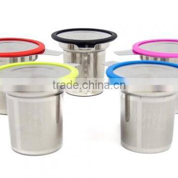 WS-TS18 Stainless Steel Mug Tea Filter Tea Infuser Bottle With Silicone Rimmed Lid photo-5