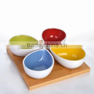 Food grade colorful kitchen ware porcelain,ceramic dishes for restaurant
