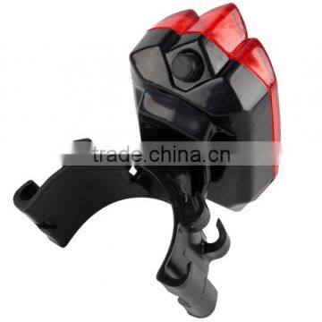 High Quality Waterproof Bike Light 4 LED USB Safety Bicycle Rear Light photo-4