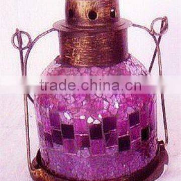 Weddings Crackled Glass Hurricane Jars Crackled Glass photo-4