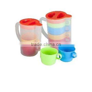 6pcs cup set, couple cup set,cup with pot set