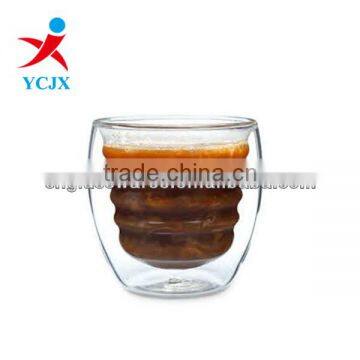 HIGH QUALITY DOUBLE WALL GLASS COFFEE CUPS