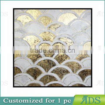 2017 New Design High Quality Gold Foil Wall Painting Gold Leaf Painting photo-2