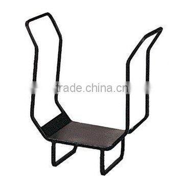 wrought iron log rack